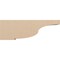 Ekena Millwork 6"W x 36"D x 12"H Thin Van Buren Rough Cedar Woodgrain TimberThane Corbel, Primed Tan CORUR06X36X12VANRCPR - alternate 6
